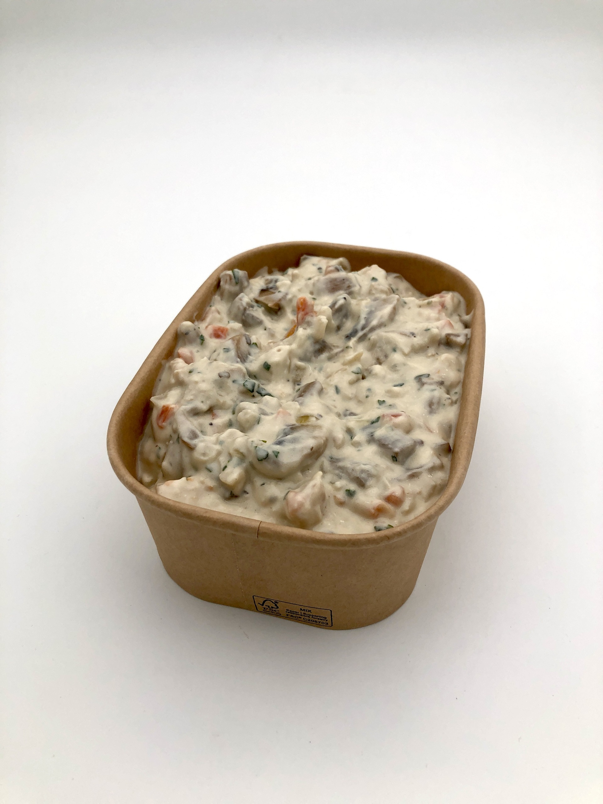 Pasta kastike kana-herkkusieni