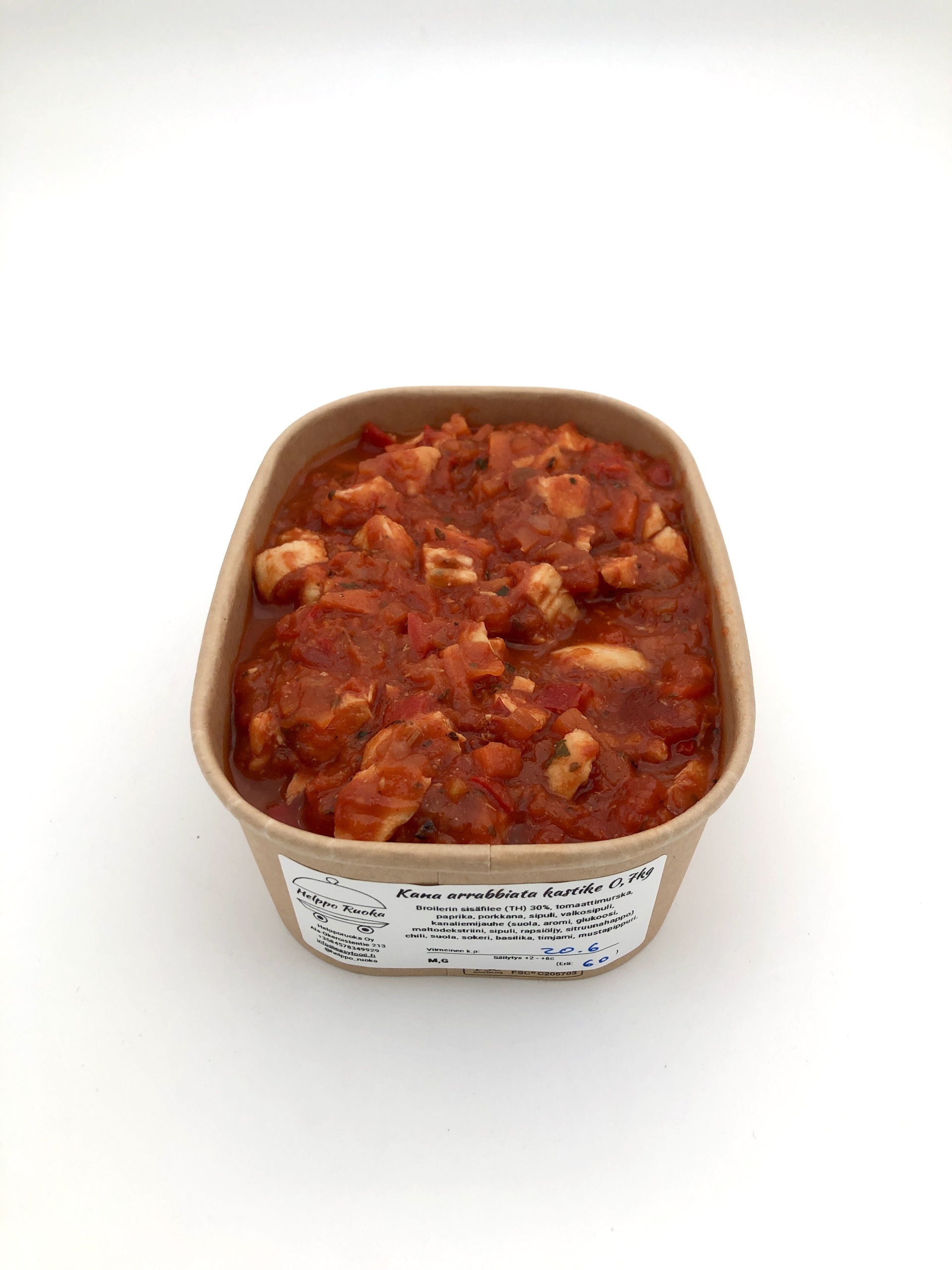 Kana arrabbiata kastike 0,7kg